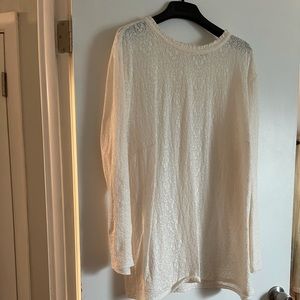 Loft long sleeve lace blouse